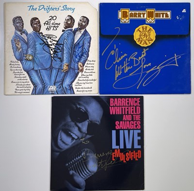 Lot 312 - SOUL - SIGNED LPS INC BARRY WHITE.