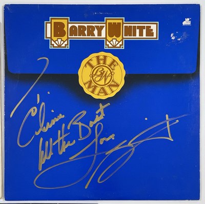 Lot 312 - SOUL - SIGNED LPS INC BARRY WHITE.