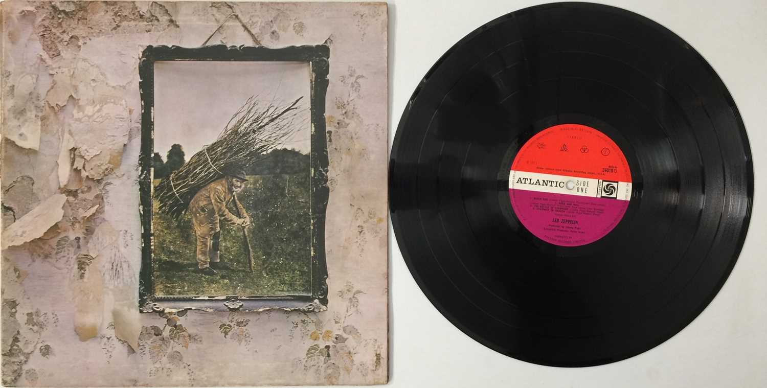 Lot 701 - LED ZEPPELIN - IV LP (2401012 - STOCK UK ORIGINAL - 'PETER GRANT' W/ CORRECTED FEATHER)