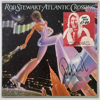 Lot 318 - ROD STEWART - A SIGNED LP.