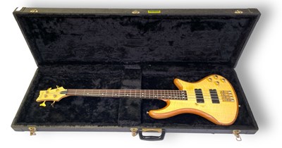 Lot 54 - SCHECTER DIAMOND SERIES BASS GUITAR.