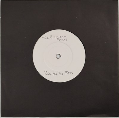 Lot 609 - THE BIRTHDAY PARTY - RELEASE THE BATS/ BLAST OFF 7" (WHITE LABEL/ PROMO - 4AD - AD 111)