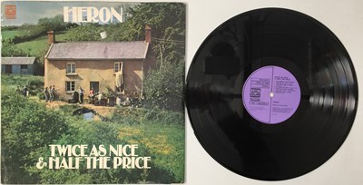 Lot 710 - HERON - TWICE AS NICE & HALF THE PRICE LP (UK STEREO ORIGINAL - DNLS.3025)