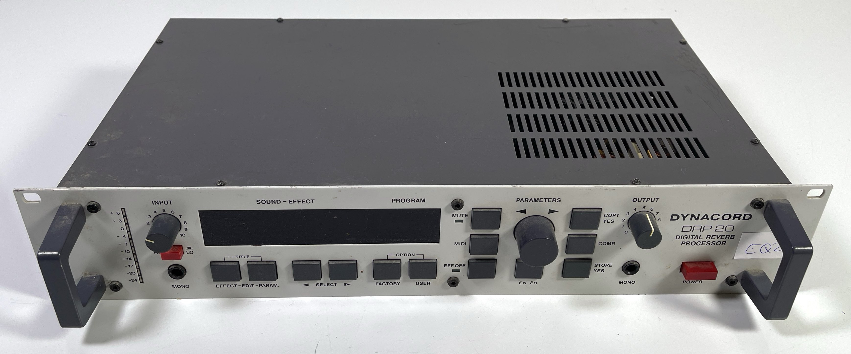 Lot 23 - DYNACORD DRP 20 DIGITAL REVERB PROCESSOR.