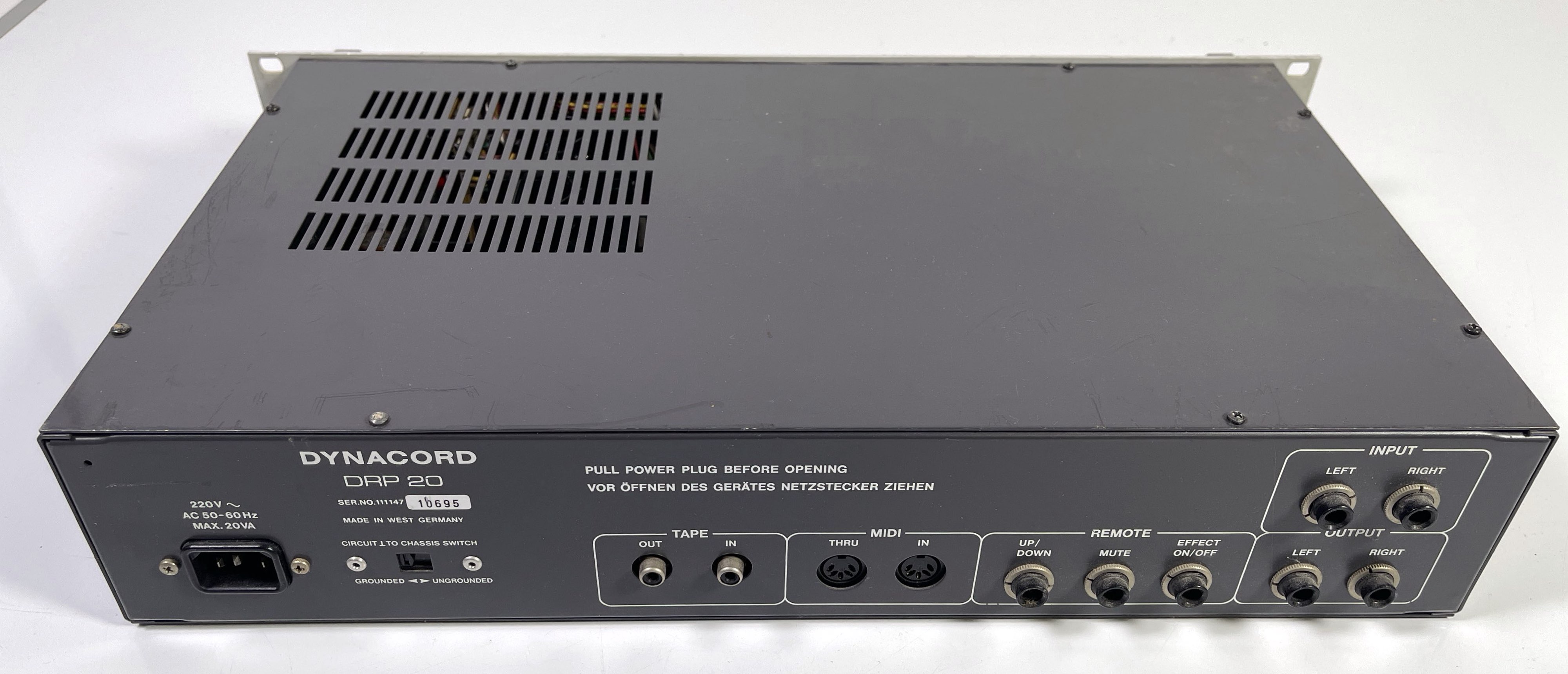 Lot 23 - DYNACORD DRP 20 DIGITAL REVERB PROCESSOR.
