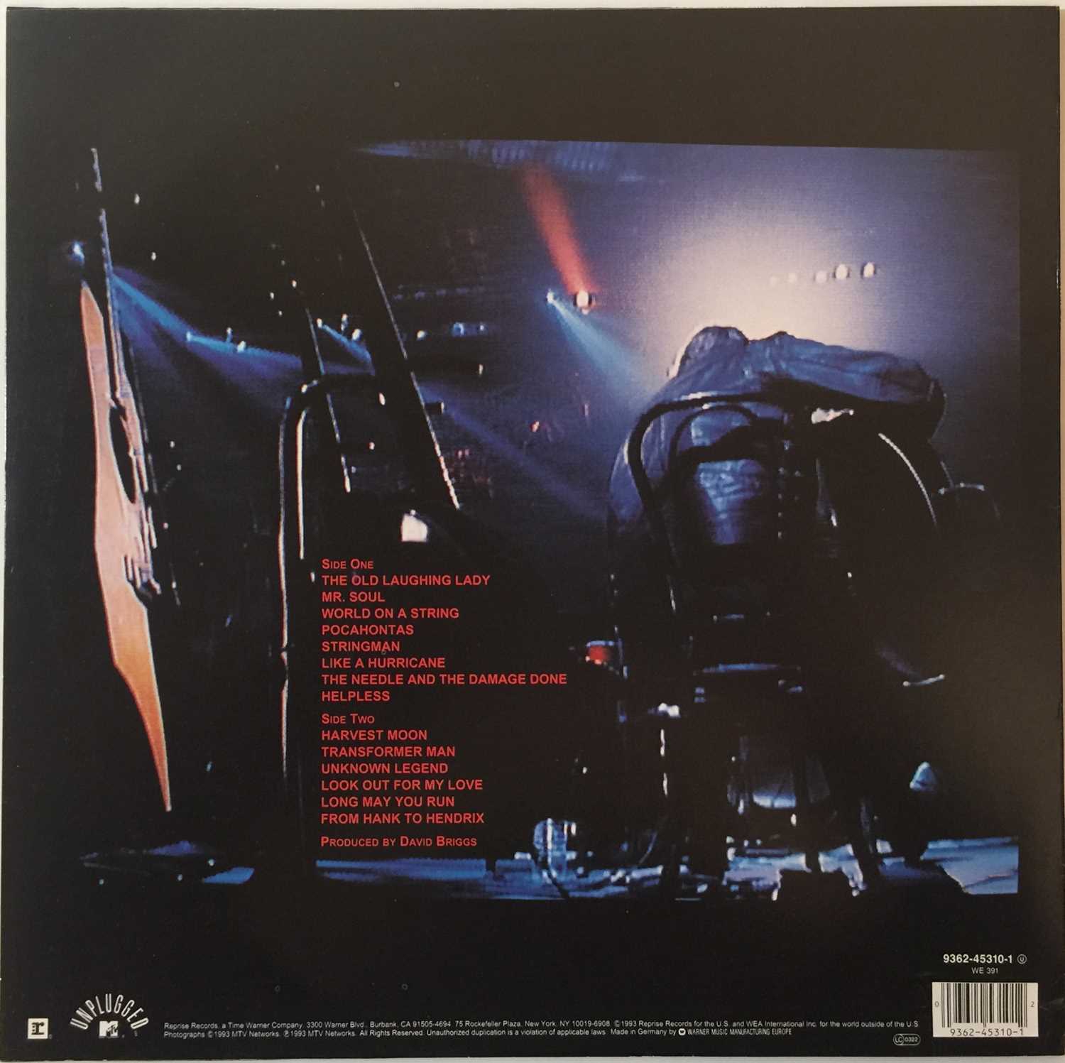 neil young unplugged vinyl reissue