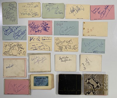 Lot 325 - 1960S AUTOGRAPH BOOKS.