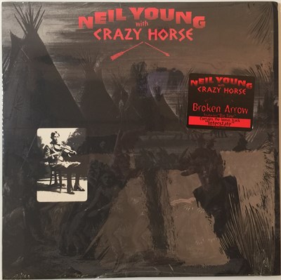 Lot 180 - NEIL YOUNG WITH CRAZY HORSE - BROKEN ARROW LP (ORIGINAL US PRESSING WITH PROMO FLAT - REPRISE 946291-1)