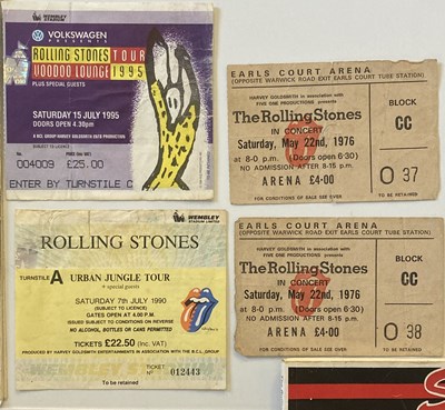 Lot 470 - ROLLING STONES PROGRAMMES / TICKETS AND BOOKS