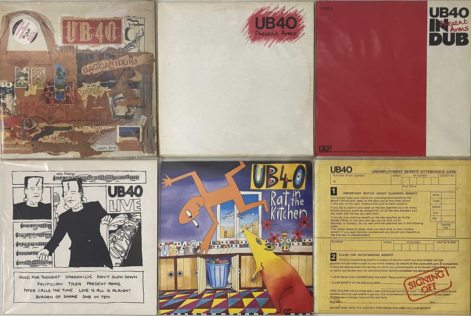 Lot 737 UB40 LP 12 COLLECTION Lot 737 UB40 LP 12 COLLECTION