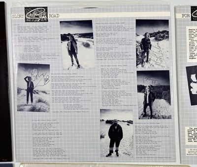 Lot 331 - ROCK AND HARD ROCK SIGNED ITEMS INC IAN GILLAN / SAXON.