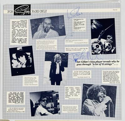 Lot 331 - ROCK AND HARD ROCK SIGNED ITEMS INC IAN GILLAN / SAXON.