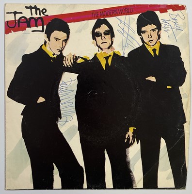 Lot 518 - THE JAM - FULLY SIGNED COPY OF THE MODERN WORLD.