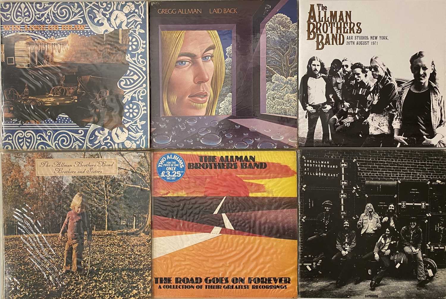 Lot 762 THE ALLMAN BROTHERS BAND LP COLLECTION
