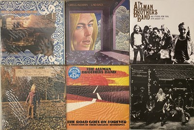 Lot 762 - THE ALLMAN BROTHERS BAND - LP COLLECTION