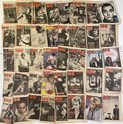 Lot 115 - LARGE COLLECTION OF EARLY 1980S NME MAGAZINES.