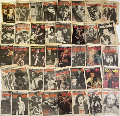 Lot 114 - LARGE COLLECTION OF EARLY 1980S SOUNDS MAGAZINES.