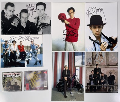 Lot 339 - THE CLASH - BAND MEMBER SIGNED ITEMS