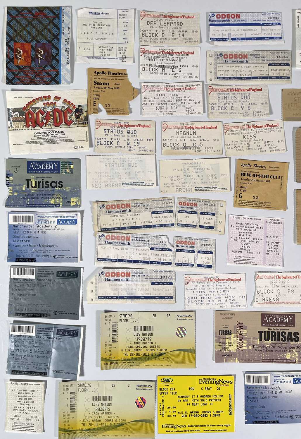 Lot 142 - ROCK / HARD ROCK / METAL CONCERT TICKET
