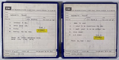 Lot 513 - NAZARETH - 1976 STUDIO RECORDING TAPES.