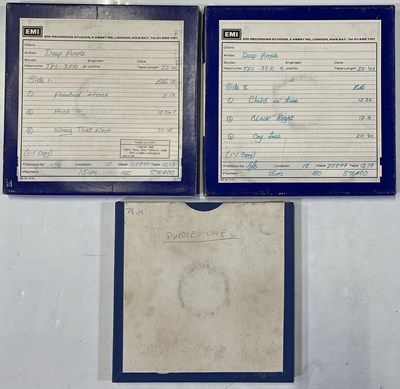 Lot 510 - DEEP PURPLE - STUDIO TAPE REELS.