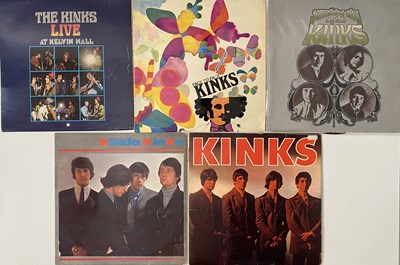 Lot 695 - THE KINKS - 60s UK ORIGINAL LPs