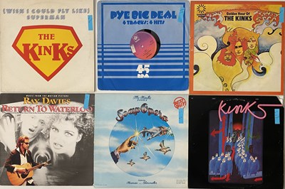 Lot 696 - THE KINKS & RELATED - LP COLLECTION