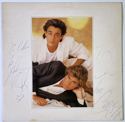 Lot 268 - GEORGE MICHAEL / WHAM - SIGNED 'MAKE IT BIG' LP.