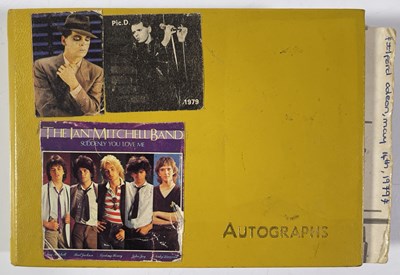 Lot 347 - 1970S/80S STARS - AUTOGRAPH BOOK INC JAPAN/MADNESS ETC.