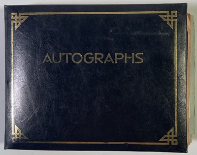 Lot 272 - AUTOGRAPH BOOK WITH 70//80S STARS INC DURAN DURAN / MOTORHEAD / TALK TALK ETC.