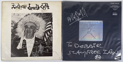 Lot 349 - THE CULT / SOUTHERN DEATH CULT - SIGNED LPS.