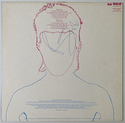 Lot 318 - DAVID BOWIE - SIGNED COPY OF ALADDIN SANE.