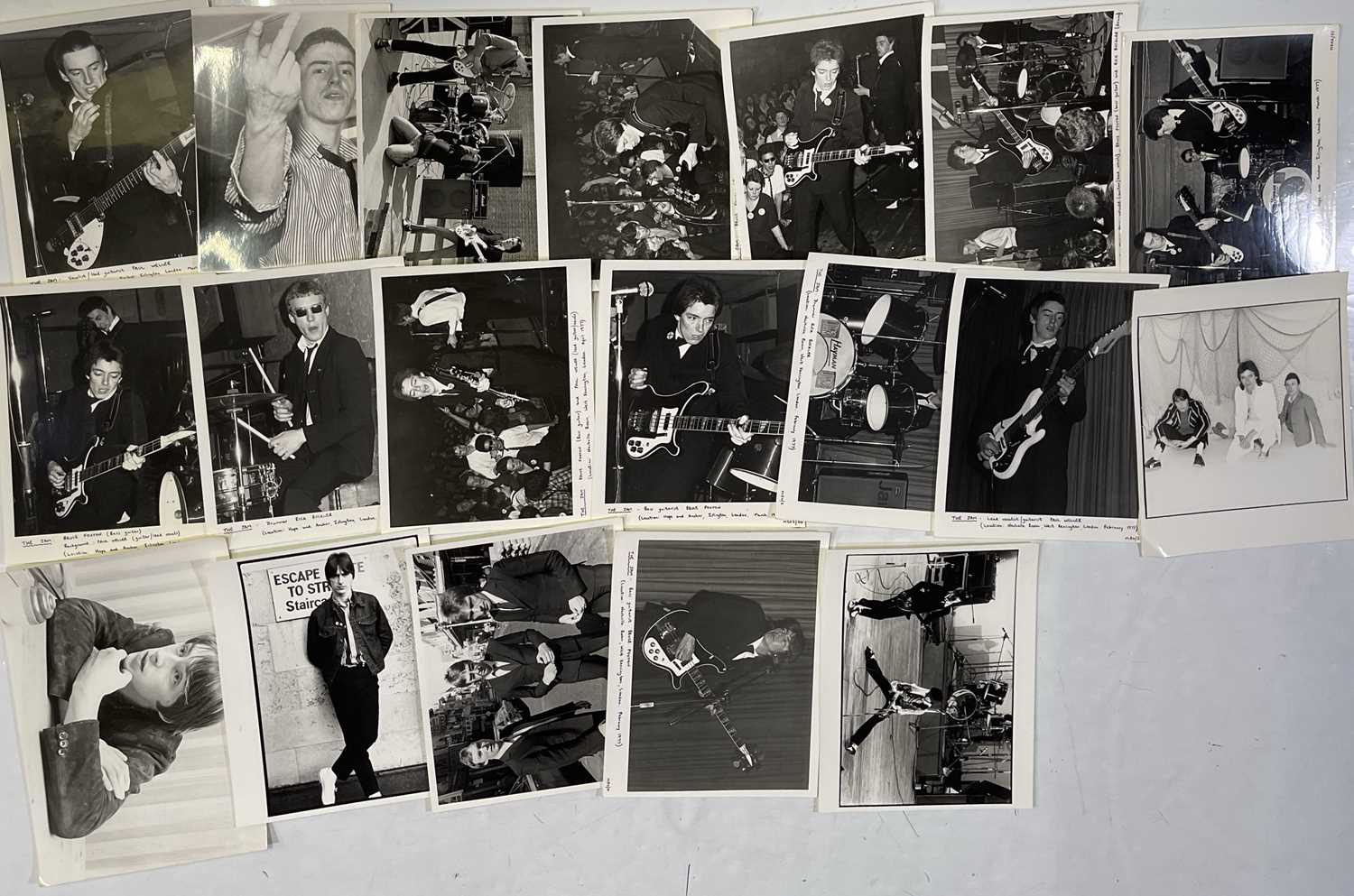 Lot 520 - THE JAM - ORIGINAL COLLECTION OF PRESS / PROMO PHOTOGRAPHS.