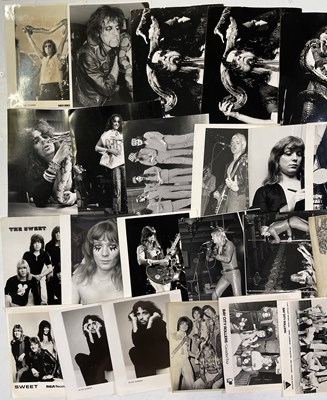 Lot 159 - ALICE COOPER / GLAM ROCK AND MORE - PRESS AND PROMO PHOTO COLLECTION.