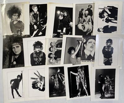 Lot 160 - SIOUXSIE AND THE BANSHEES - PRESS AND PROMO PHOTO COLLECTION.