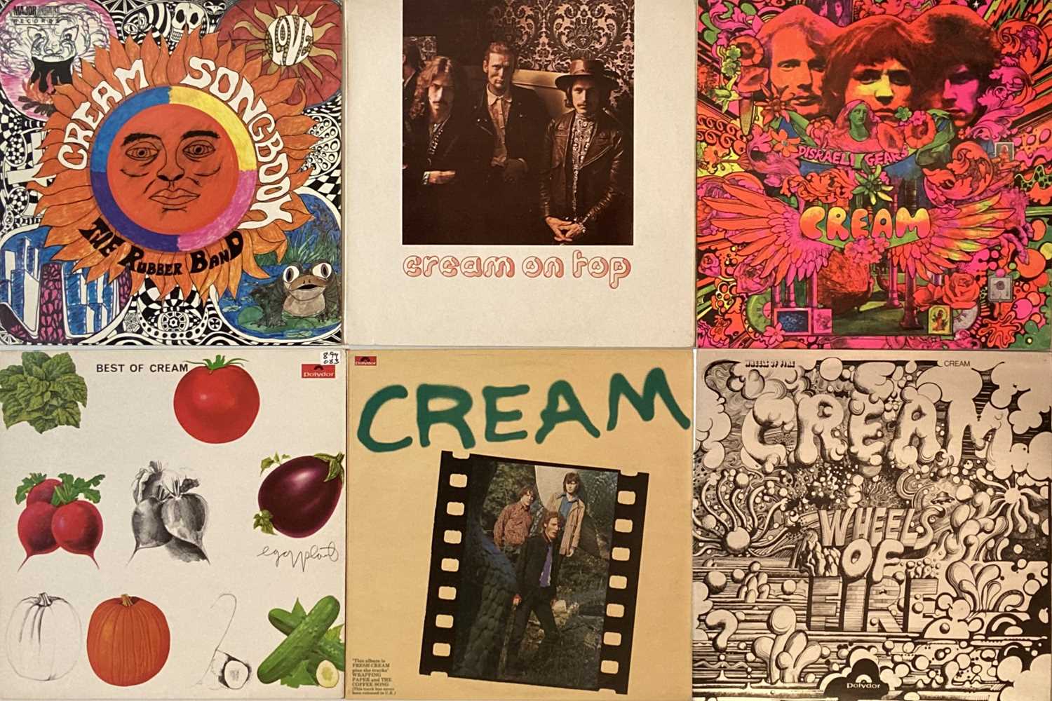 Lot 200 - Cream And Related - UK Stereo LPs