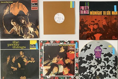 Lot 869 - THE PRETTY THINGS - LP PACK (INC 10" ACETATE)