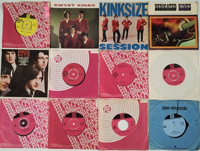 Lot 873 - THE KINKS AND RELATED - 7" COLLECTION