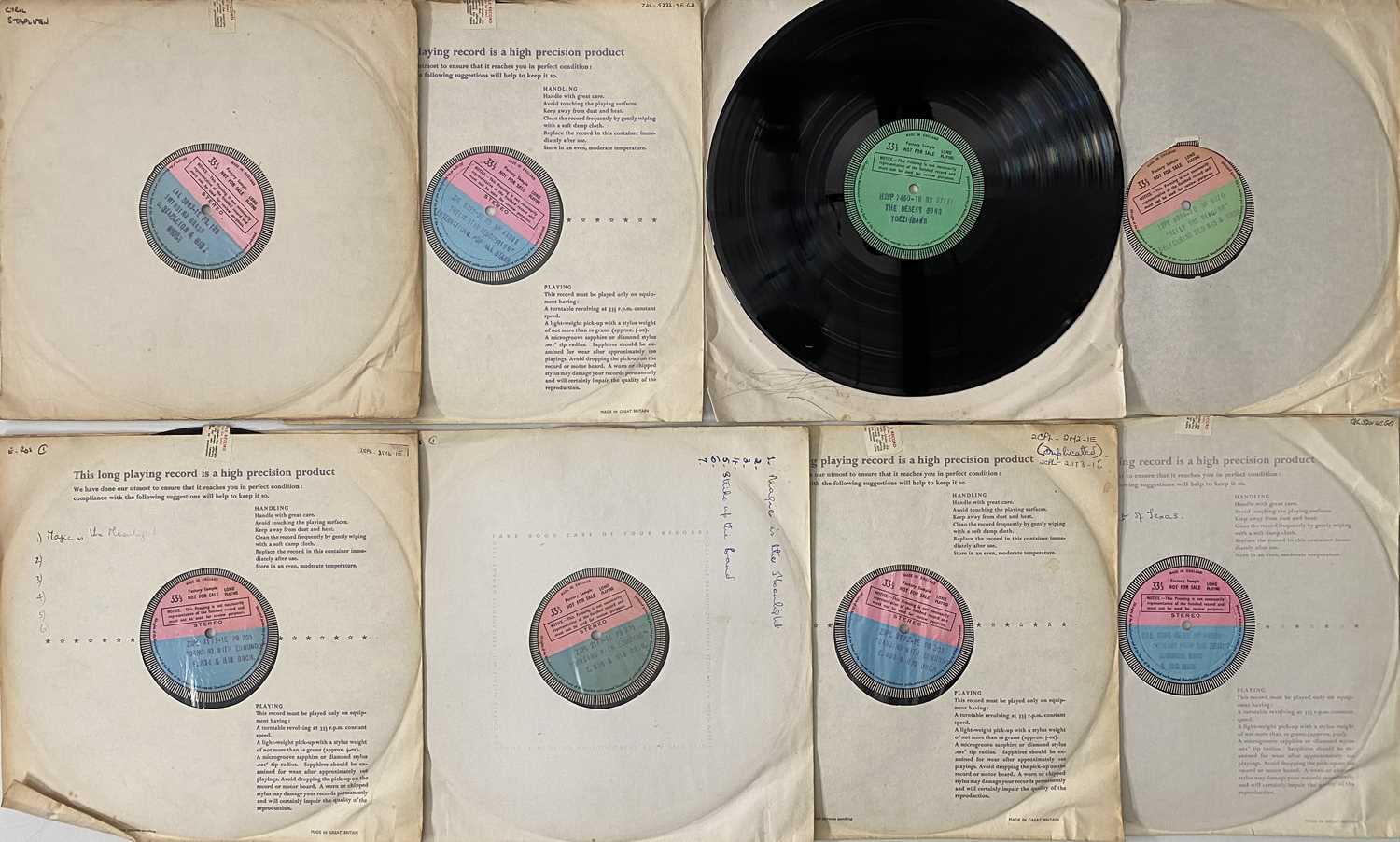 Sample Records Lot 888 - JAZZ/ MUSICALS - LP TEST PRESSINGS/ FACTORY