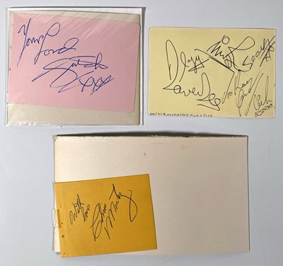 Lot 2310356 - AUTOGRAPHS INC DAVE DEE ET AL / LORD SUTCH AND MORE.