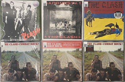 Lot 893 - THE CLASH/ THE STRANGLERS - LP COLLECTION (INC REISSUES)