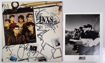 Lot 360 - INXS - A FULLY SIGNED LP.