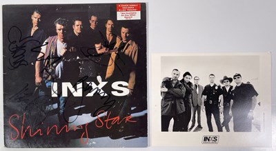 Lot 361 - INXS - A FULLY SIGNED LP.