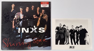 Lot 361 - INXS - A FULLY SIGNED LP.