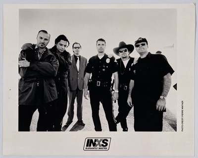 Lot 361 - INXS - A FULLY SIGNED LP.