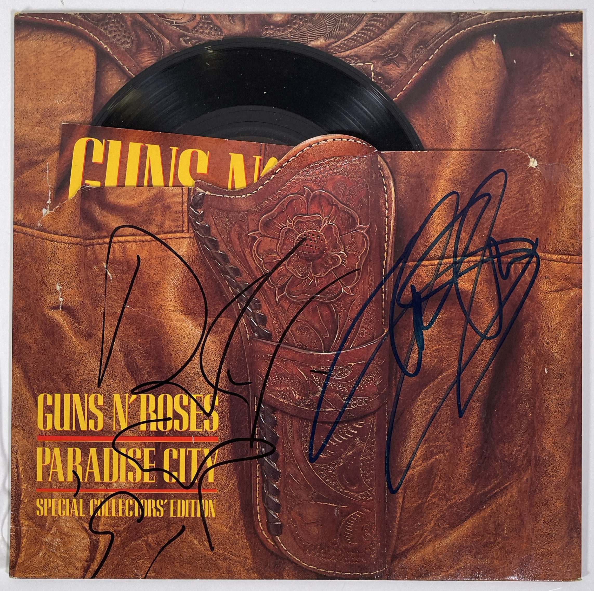 Guns N' Roses / Steve Vai / 直筆サイン/ NAMM Póster Autografiado De Guns And Roses – Foto Firmada Impresa