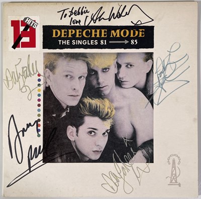 Lot 280 - DEPECHE MODE - FULLY SIGNED LP.