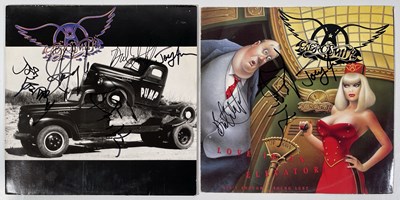 Lot 365 - AEROSMITH - SIGNED RECORDS.