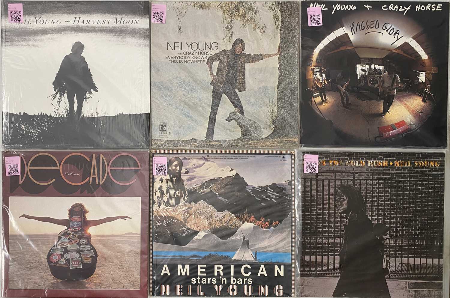 Lot 908 - NEIL YOUNG - LP COLLECTION (INC REISSUES/