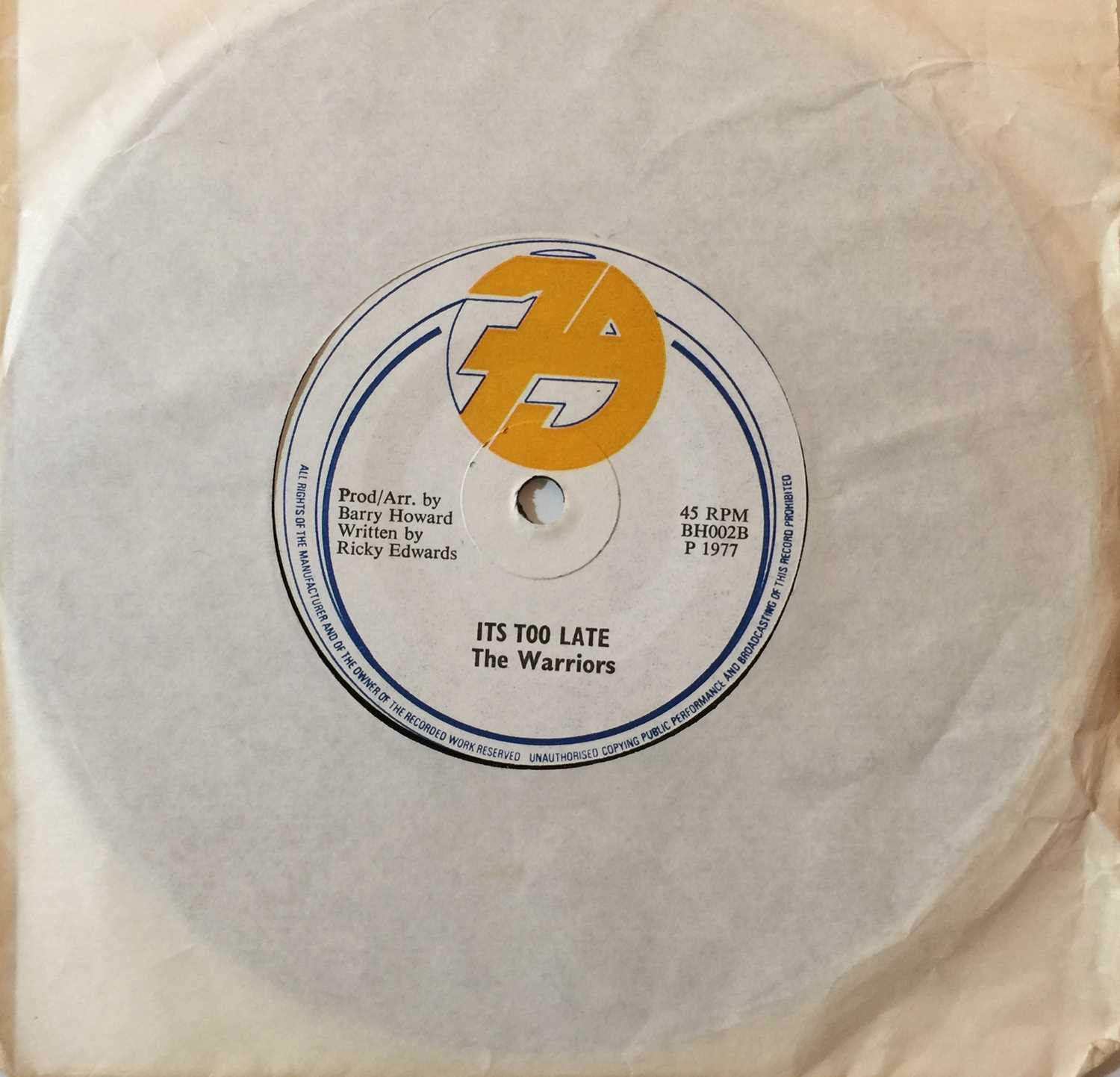 Lot 601 - THE WARRIORS - IN LOVE WITH AN ANGEL / ITS